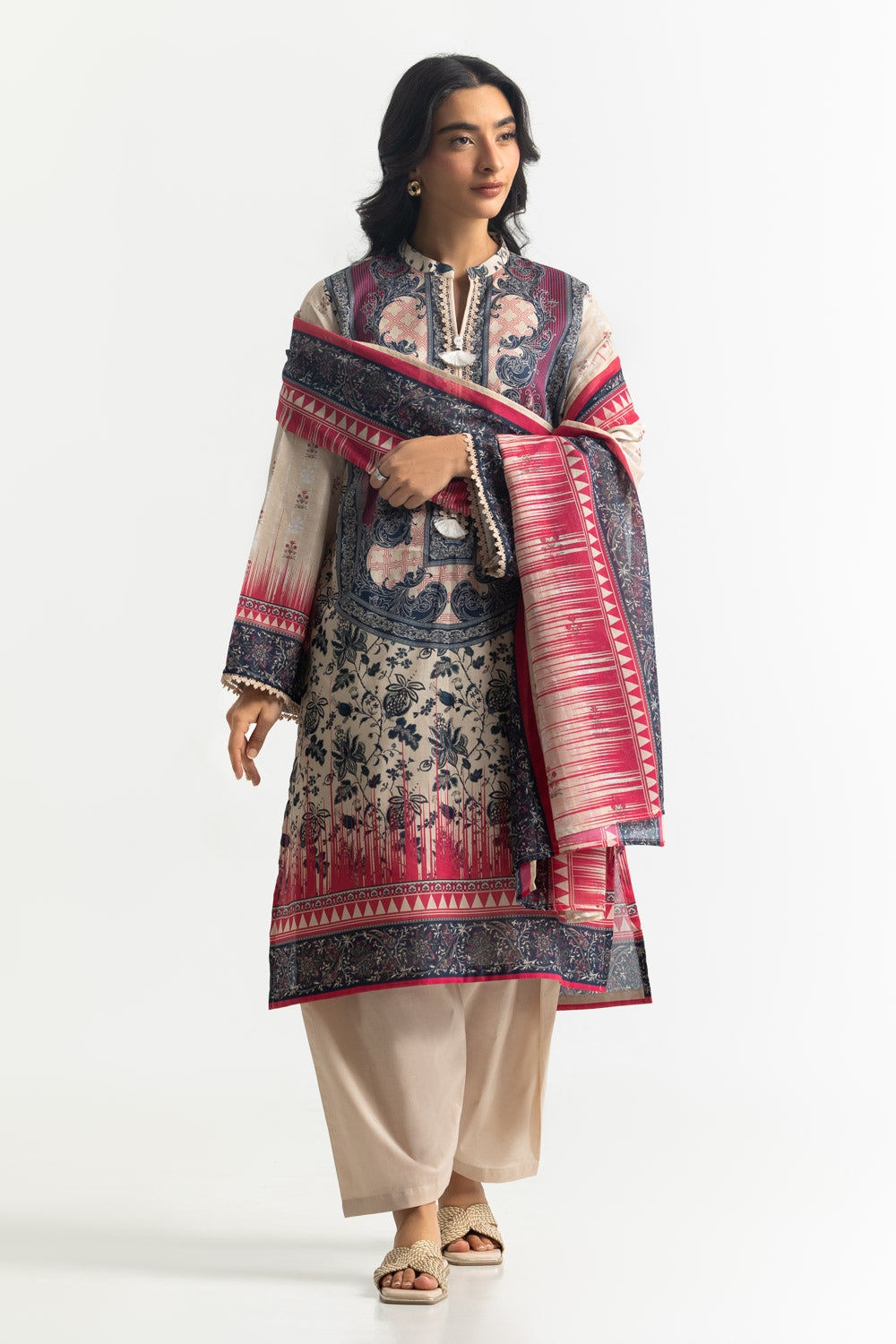 3PC Lawn Printed Suit