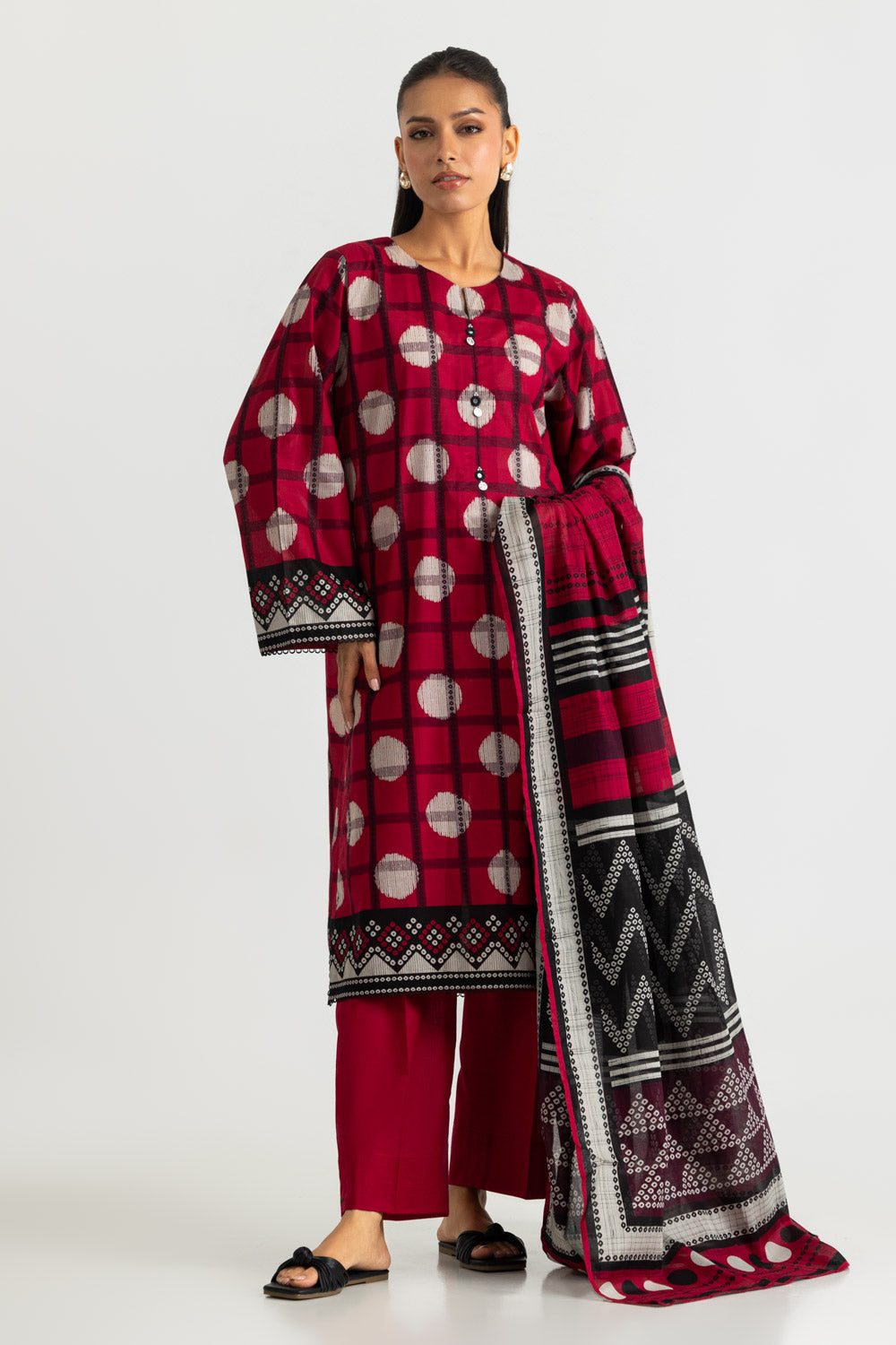 3PC Lawn Printed Suit