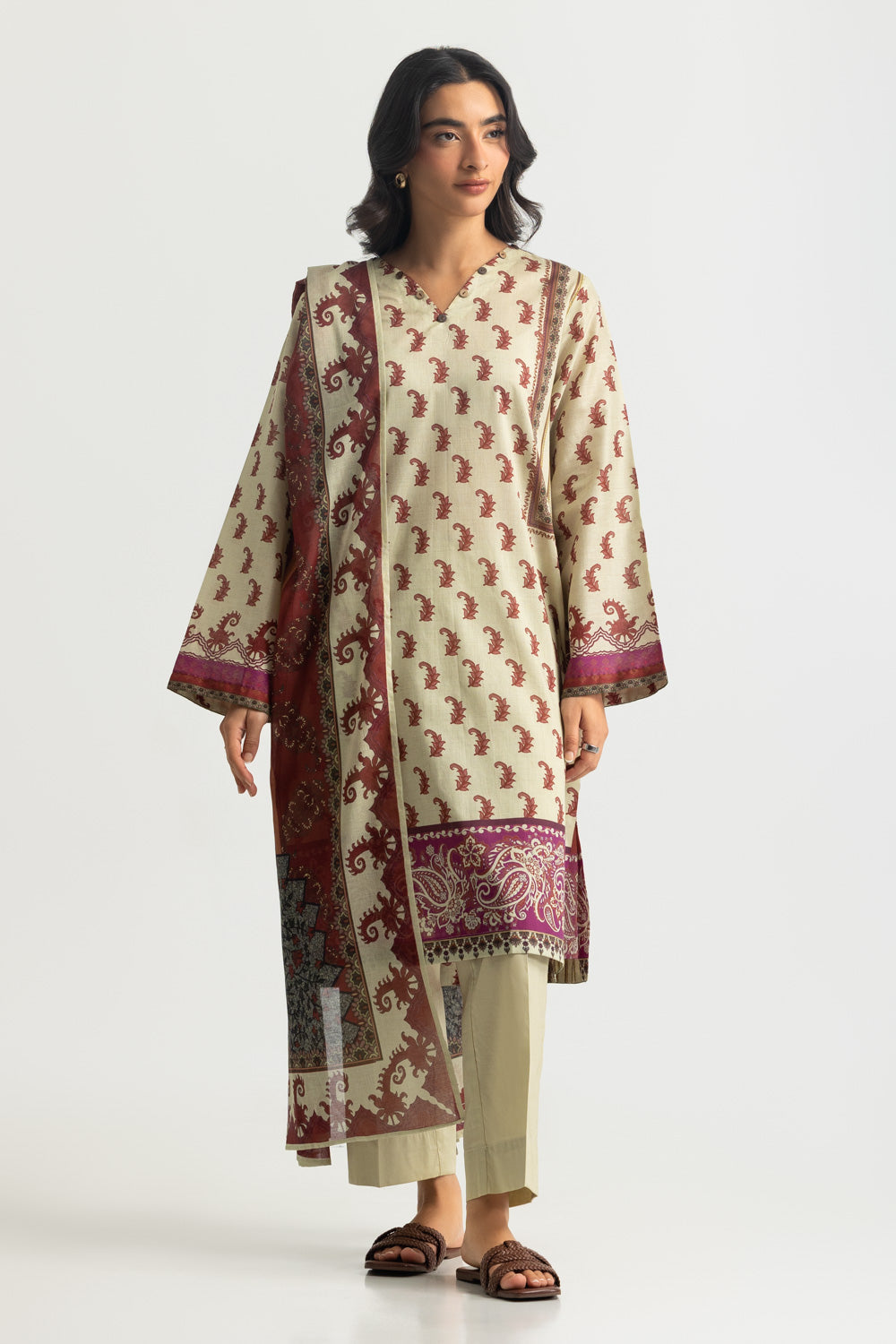 3PC Lawn Printed Suit