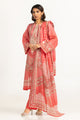 3Pc Lawn Printed Suit With Embroidered