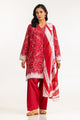 3Pc Lawn Printed Suit With Embroidered