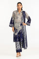 3Pc Lawn Printed Suit With Embroidered