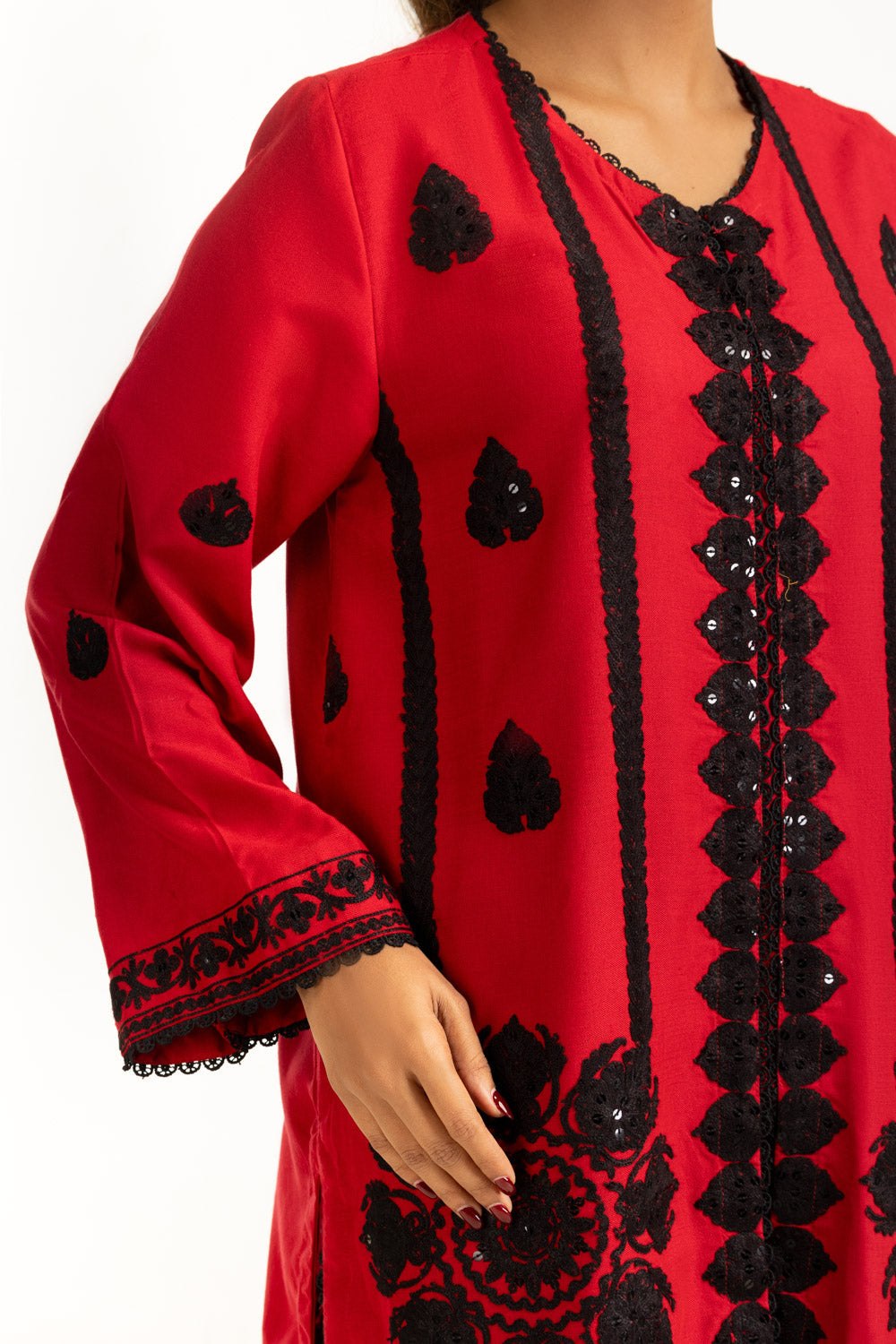 3PC Pashmina Embroidered Suit