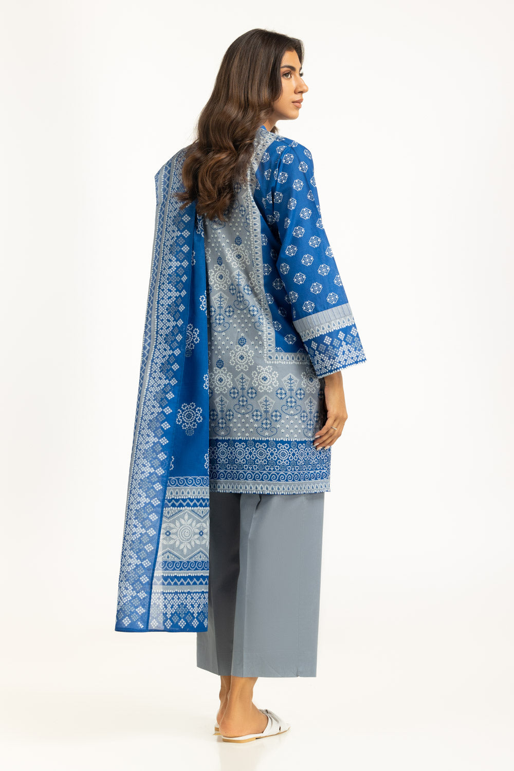 3PC Printed Lawn Suit