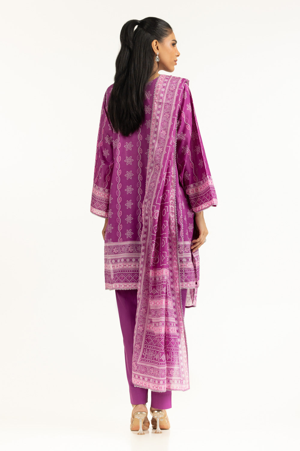 3Pc Printed Lawn Suit