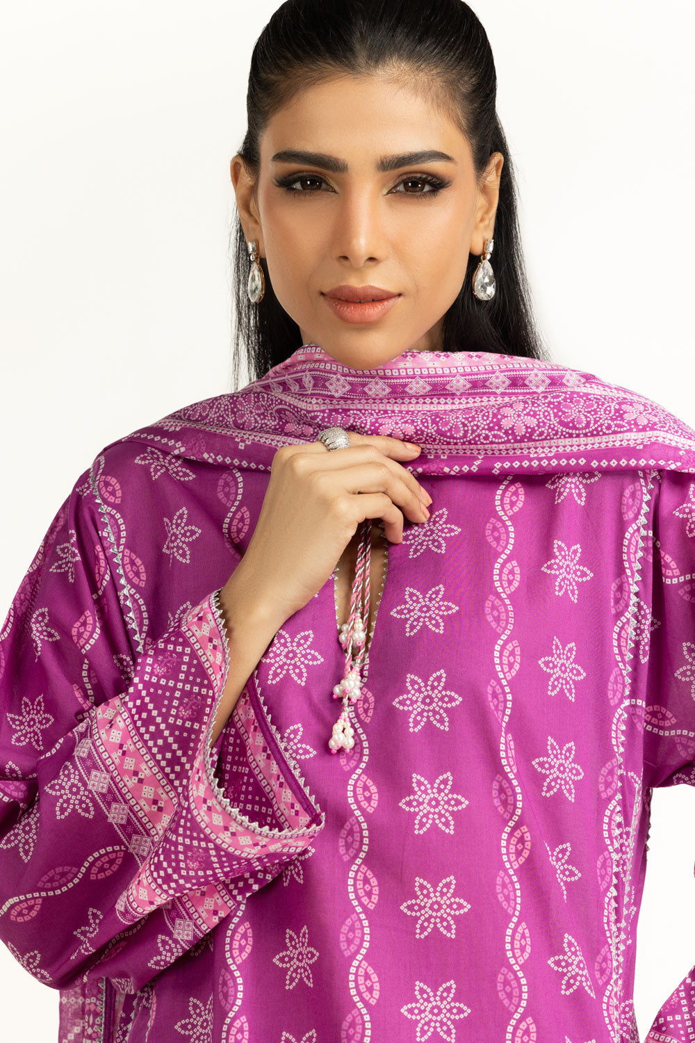 3PC Printed Lawn Suit