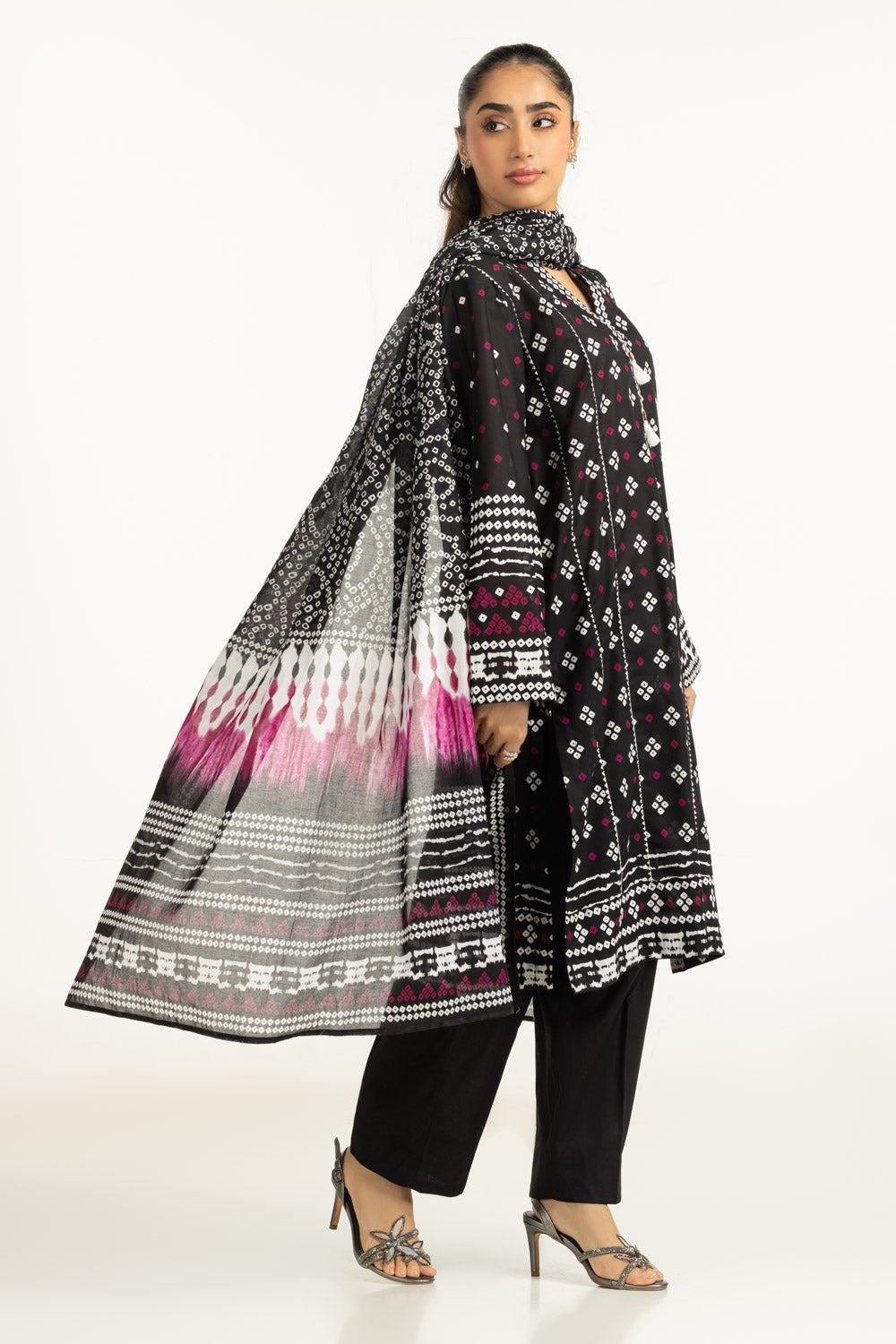 3Pc Printed Lawn Suit