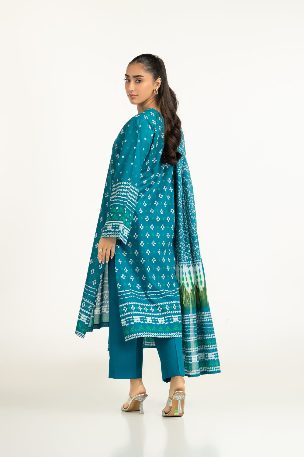 3Pc Printed Lawn Suit