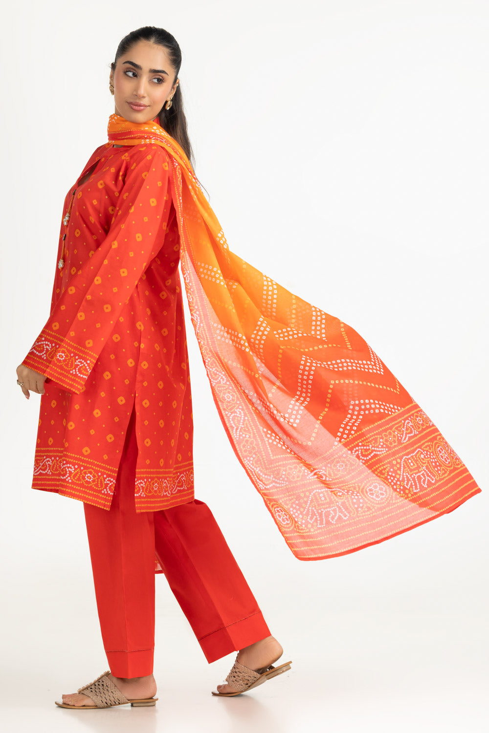 3Pc Printed Lawn Suit