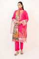 3Pc Raw Silk Embroidered Suit