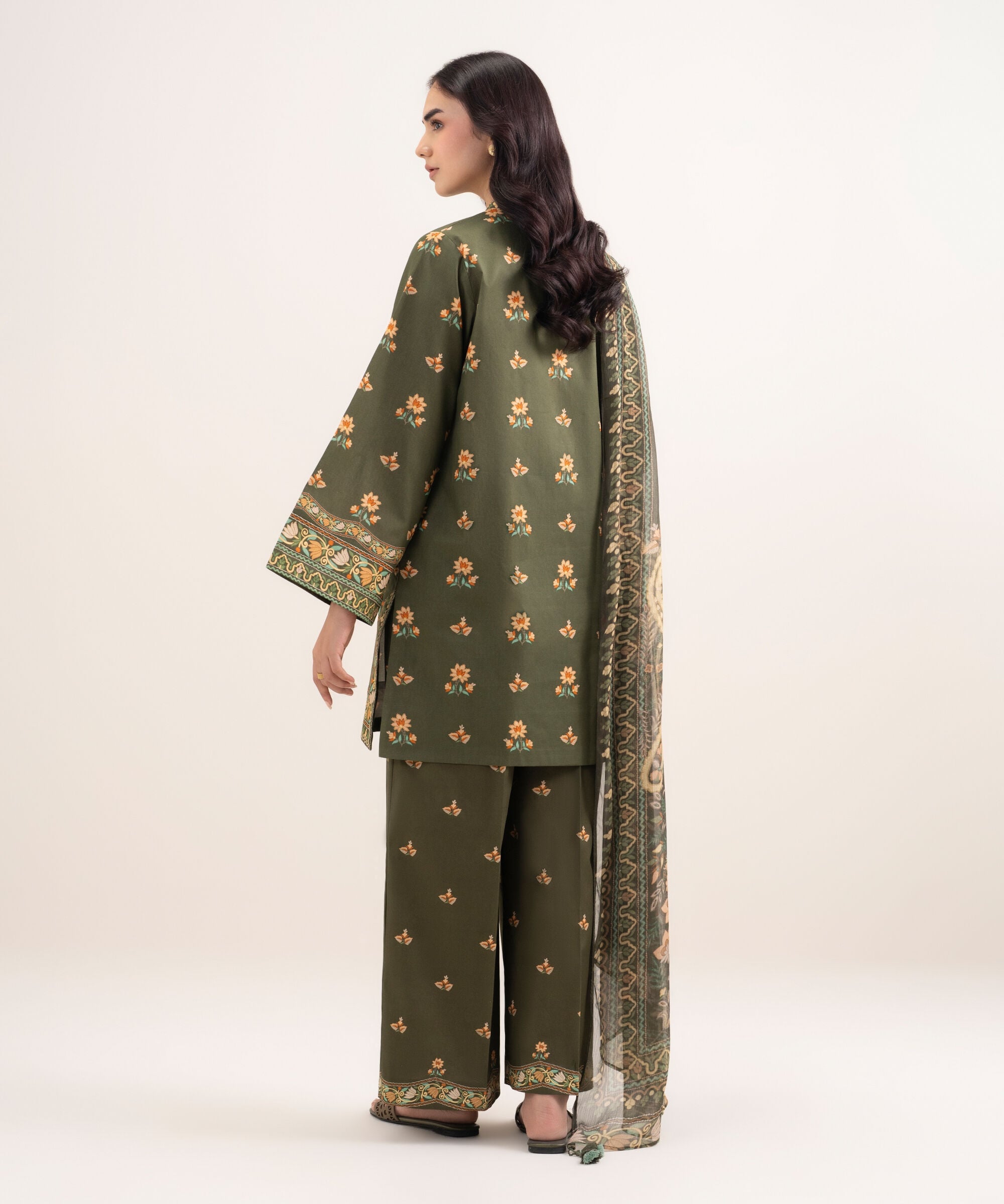 3 Piece - Printed Lawn Suit