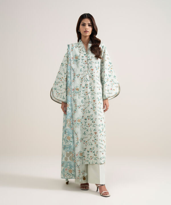 3 Piece - Printed Lawn Suit