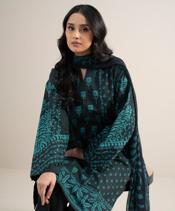 3 Piece - Printed Lawn Suit