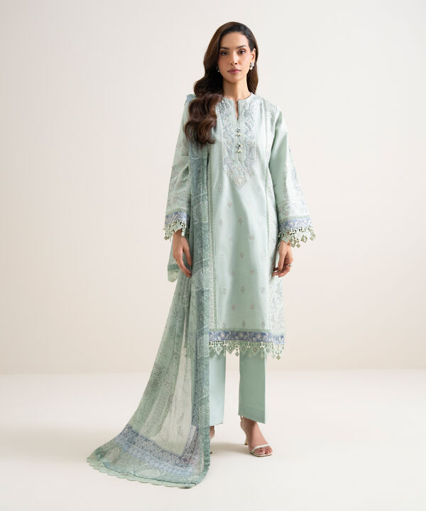3 Piece - Embroidered Lawn Suit