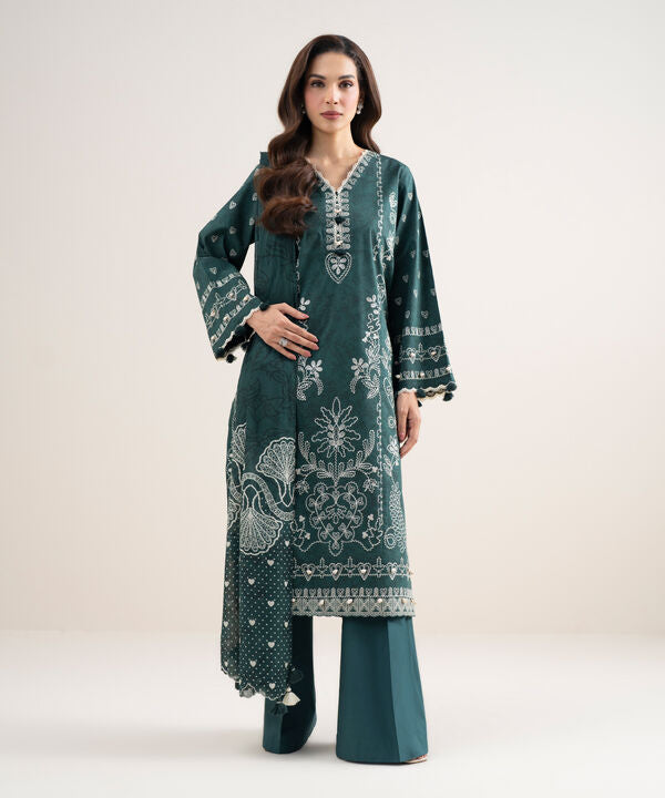 3 Piece - Embroidered Lawn Suit