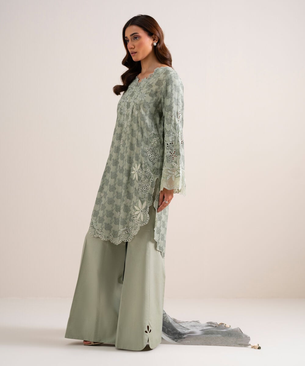 3 Piece - Embroidered Jacquard Suit 3PESTS26V719