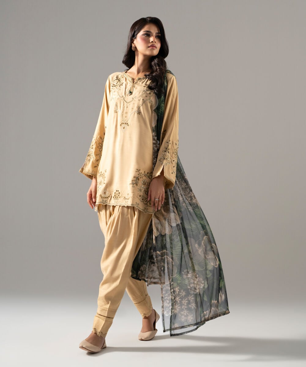 Printed Net Dupatta 3SFFMHMV610D