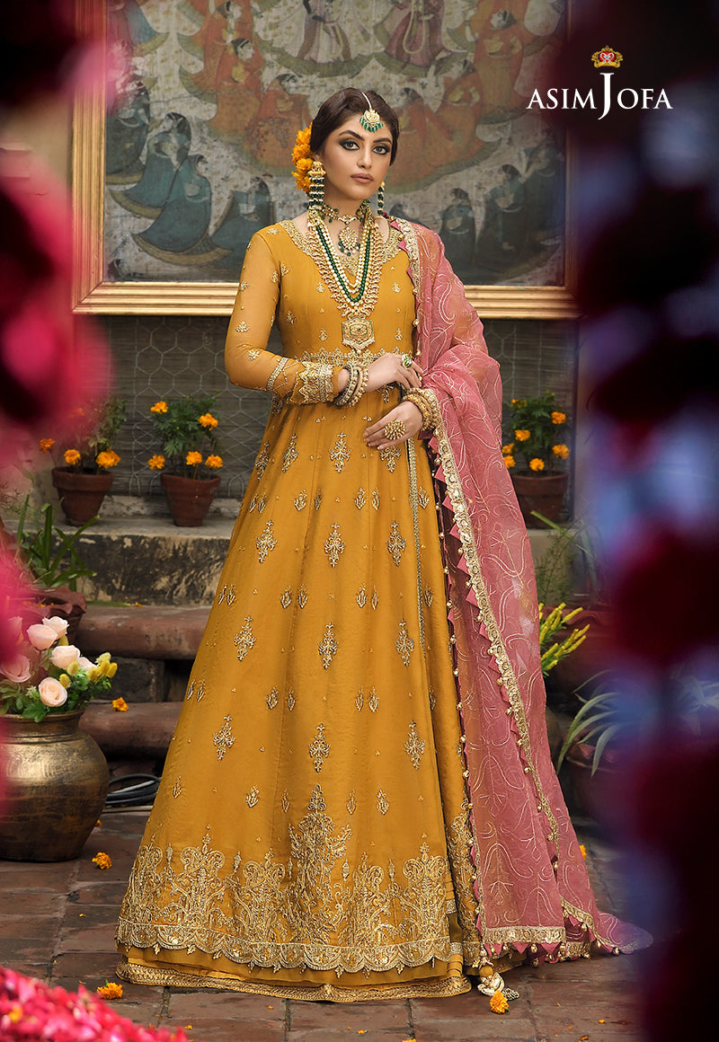 AJR-09 EMBROIDERED ORGANZA 3 PCS