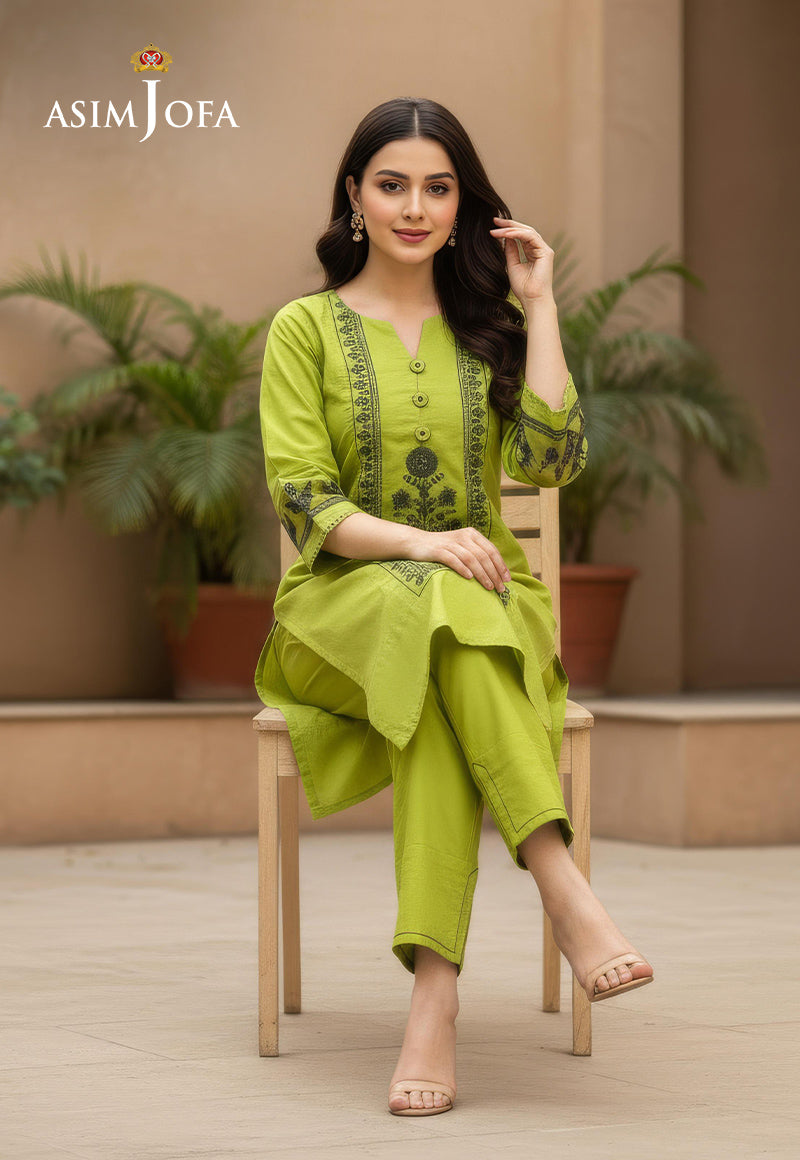 AJPB-137 EMBROIDERED CAMBRIC STITCHED 2 PCS