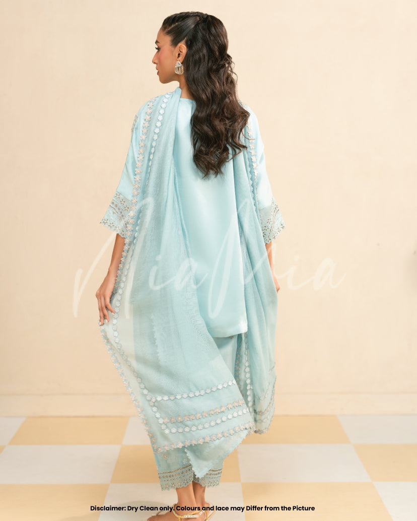 Blue Paradise Dupatta