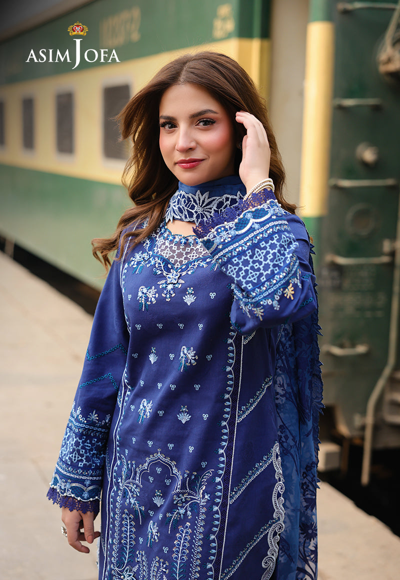 AJUBU-02 Embroidered Jacquard 3 Pcs