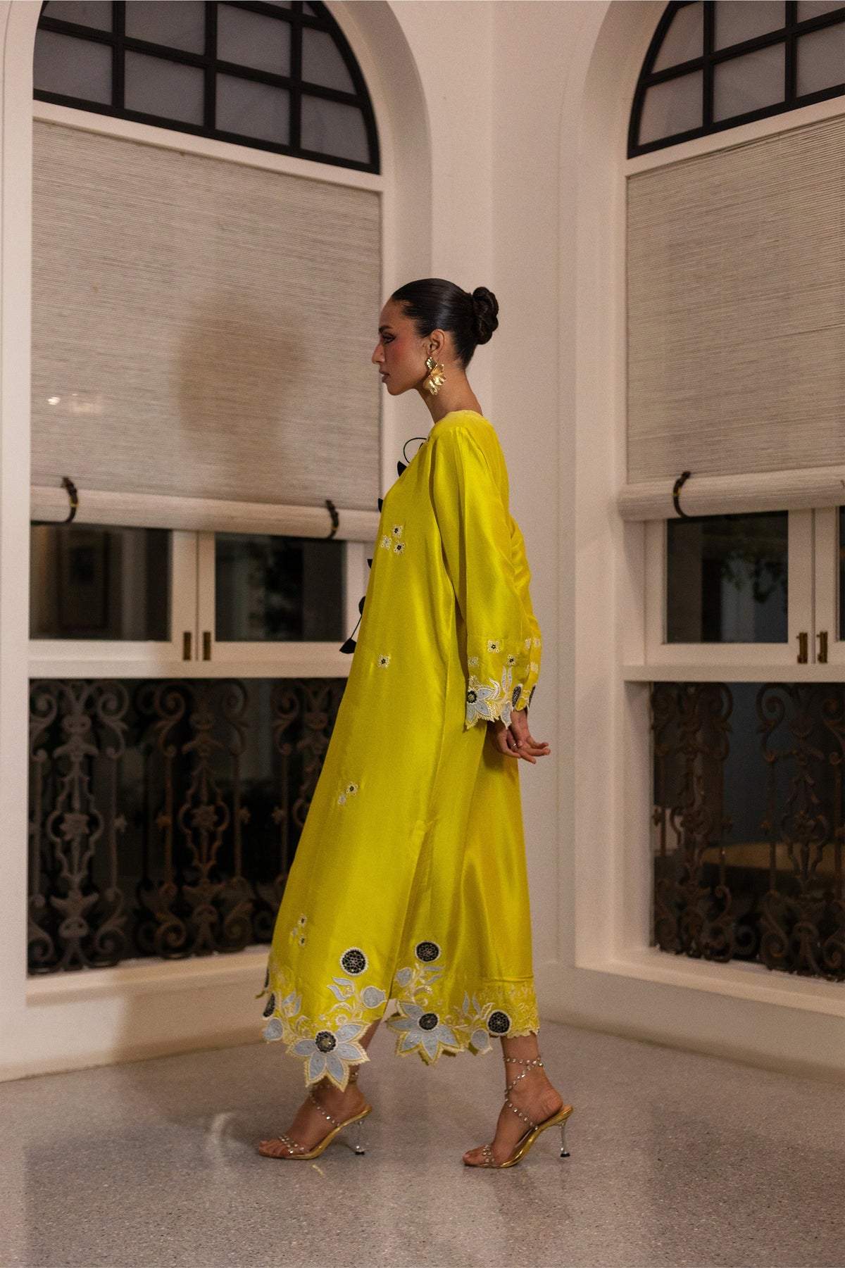 LIME KAFTAN SHIRT