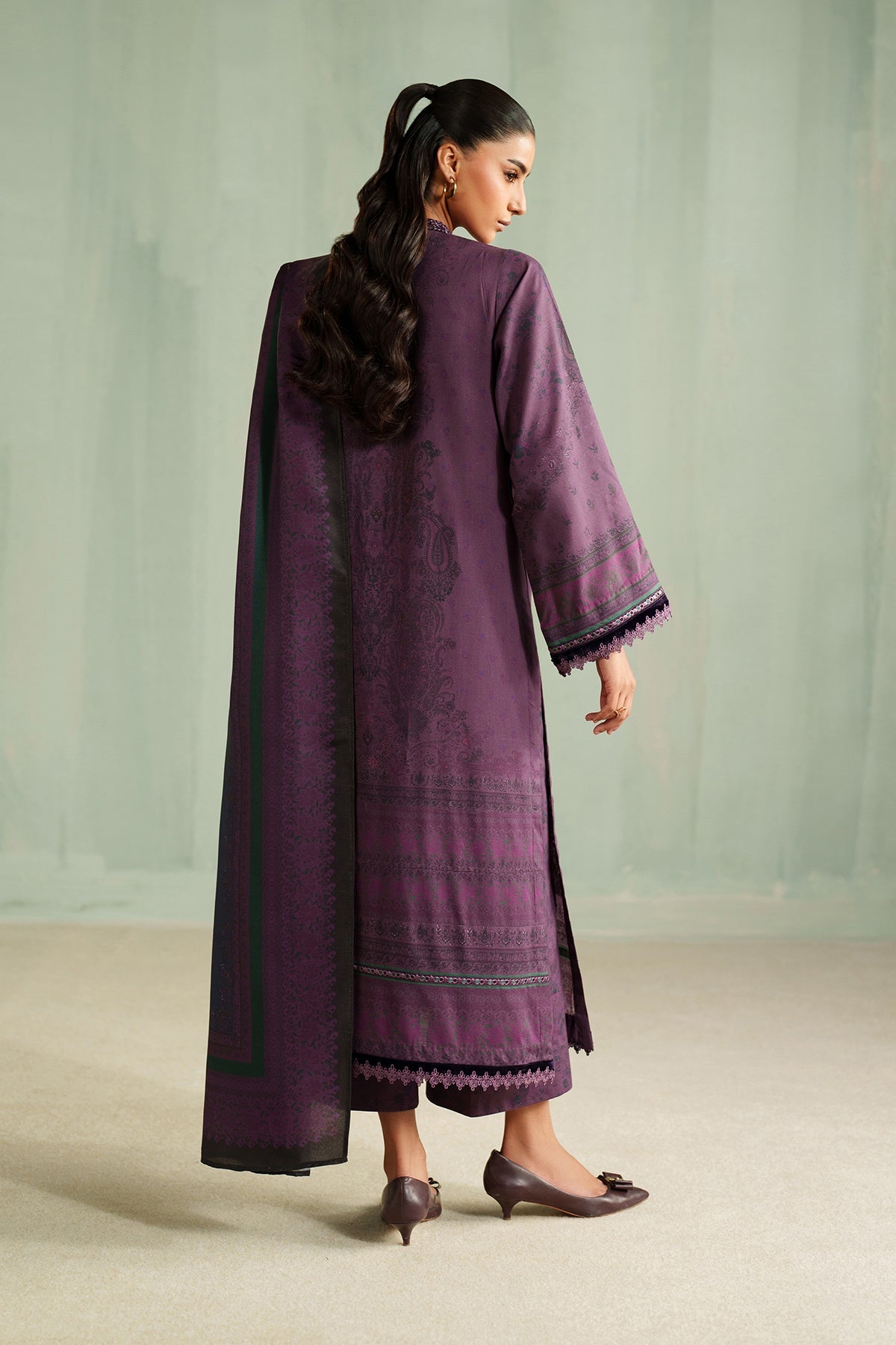 EMBROIDERED KHADDAR UF-4323