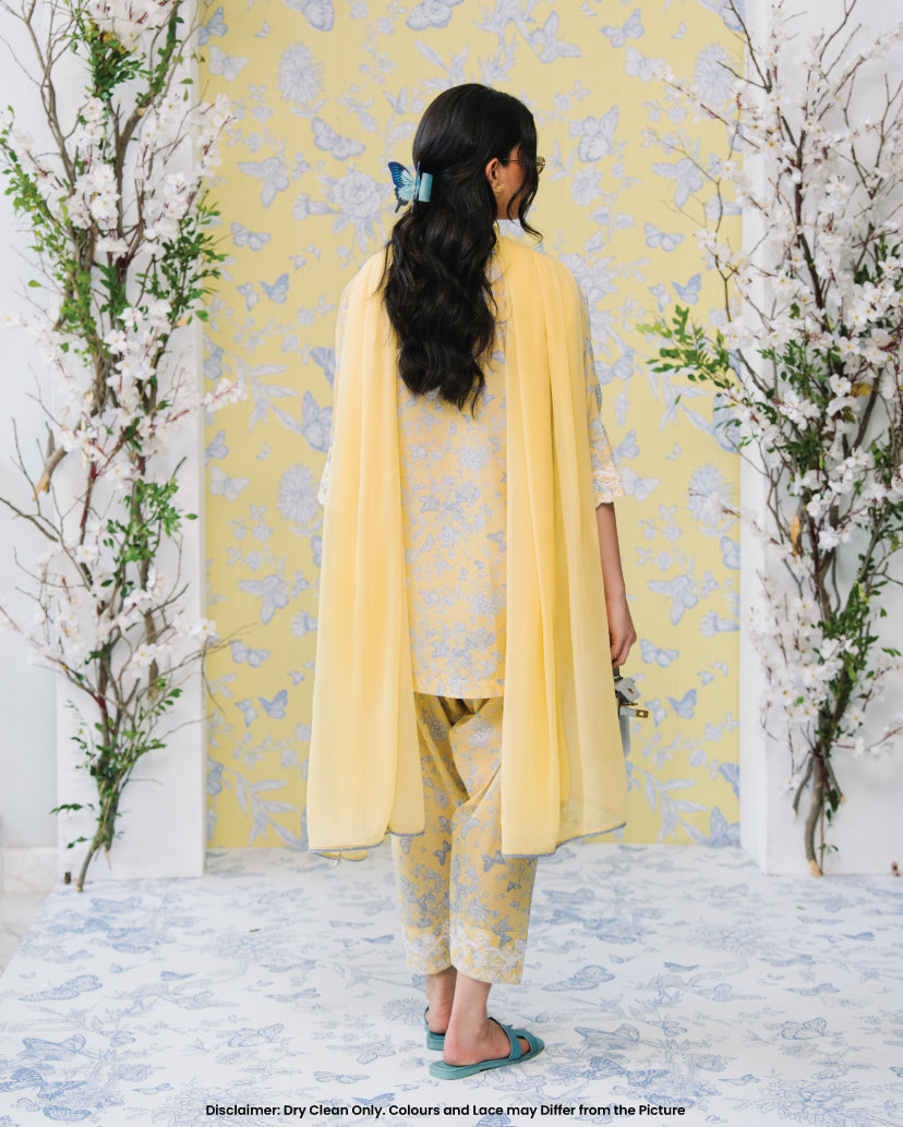 Lemon Cake dupatta