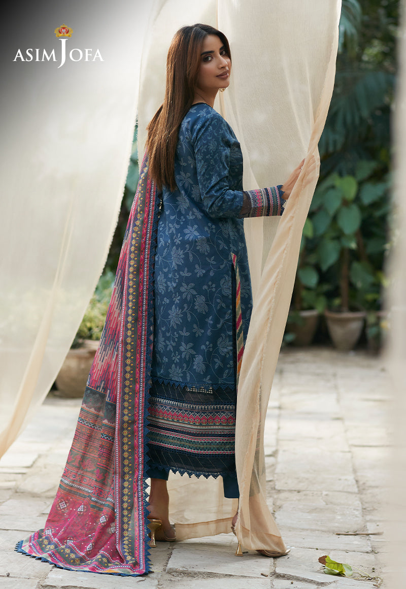 AJS-20 EMBROIDERED LAWN 2 PCS