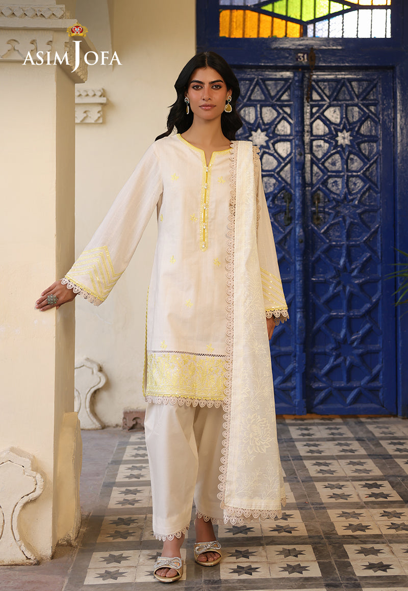 Ajso-81 Unstitched 2 Pcs Shirt Dupatta