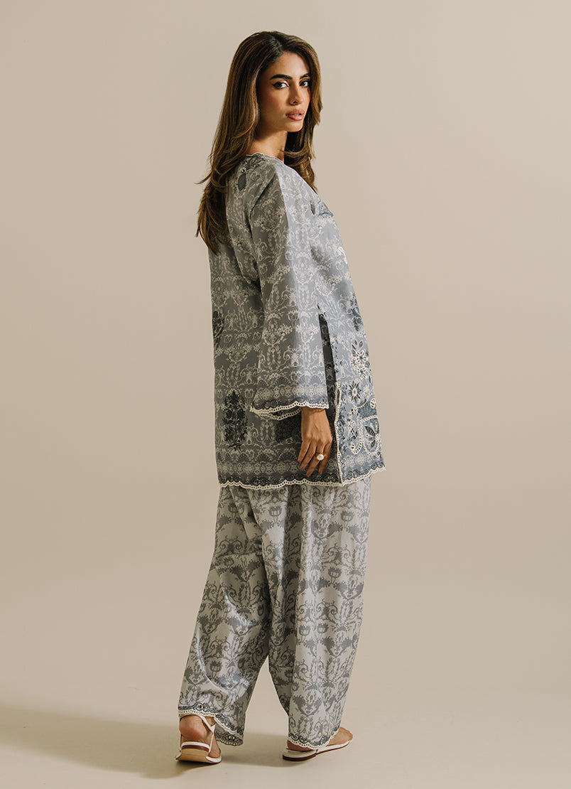 Printed Embroidered CO-ORD Set13607201204020