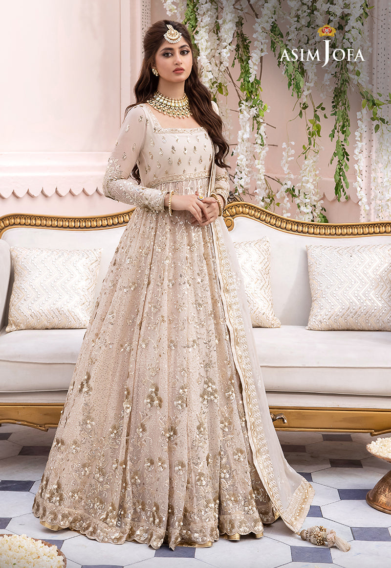 AJCCD-02 EMBROIDERED CHIFFON STITCHED 3 PCS