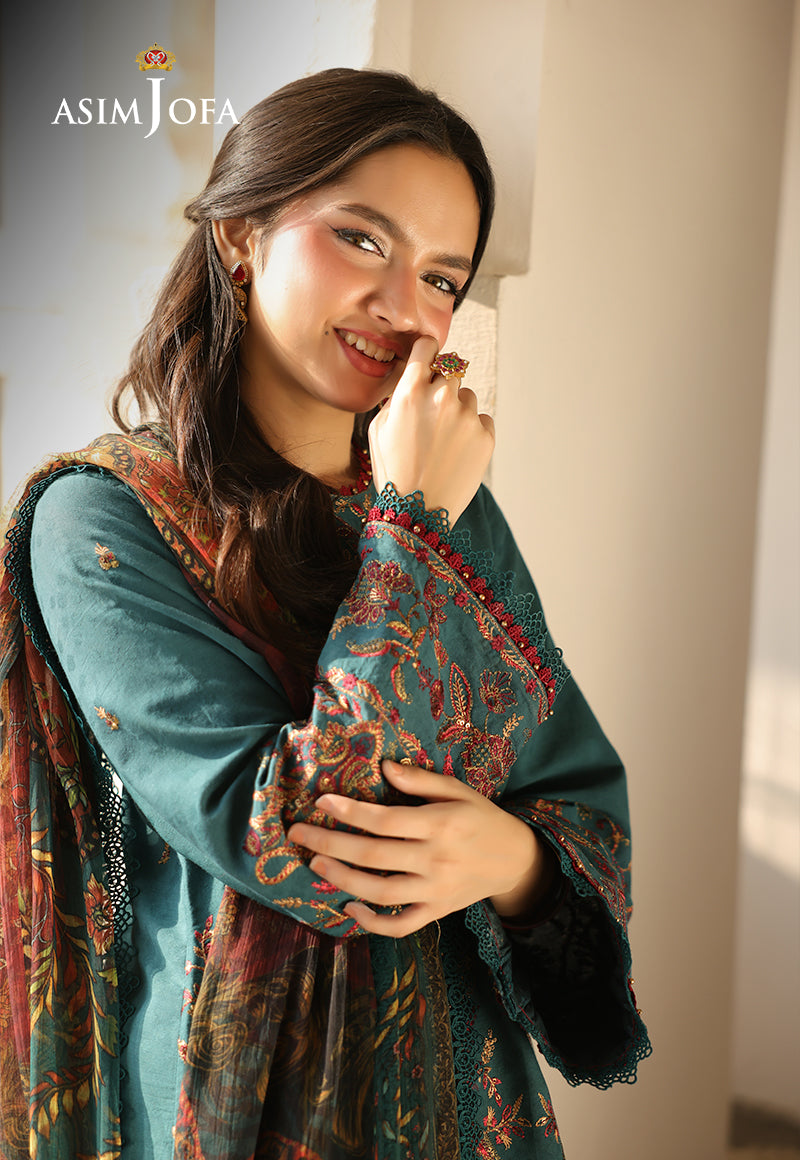 AJUBU-03 Embroidered Jacquard 3 Pcs