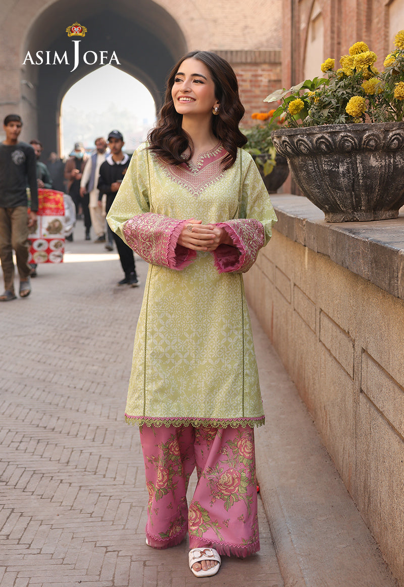 AJSO-307 Unstitched 2 Pcs Shirt Trouser