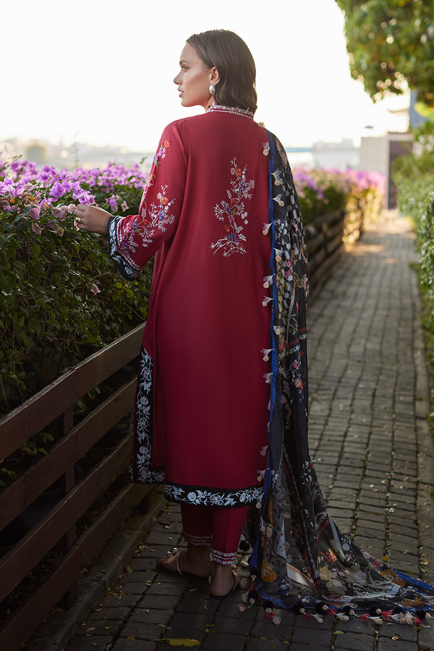 Red Serenity - Stitched
