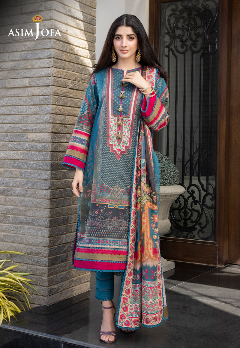 AJS-03 PRINTED LAWN 2 PCS