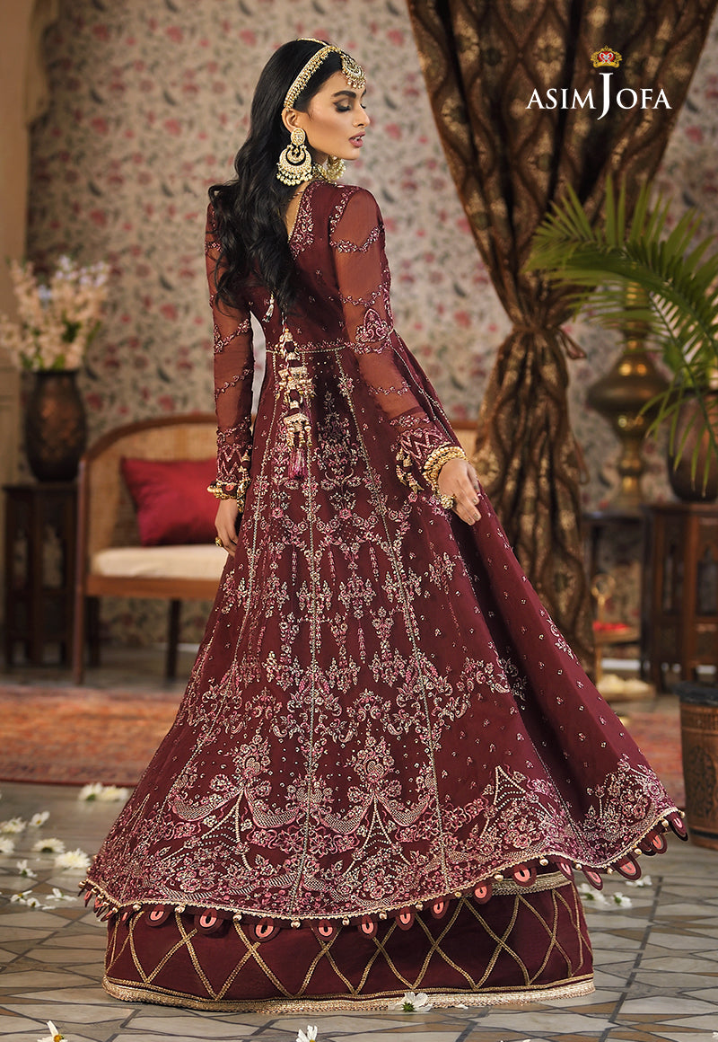 AJR-01 EMBROIDERED ORGANZA 3 PCS