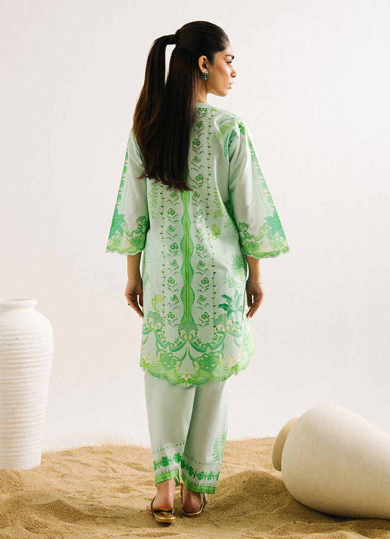 Printed Solid CO-ORD Set