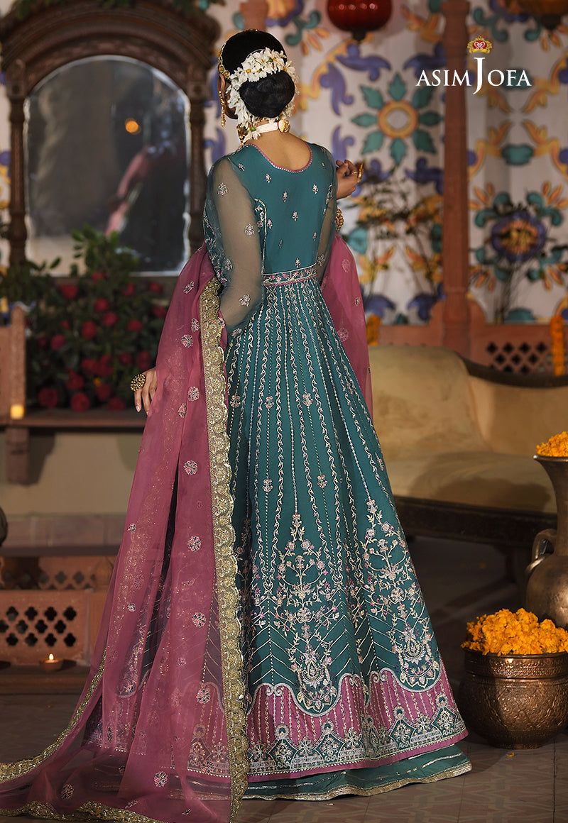 AJR-18 EMBROIDERED ORGANZA 3 PCS