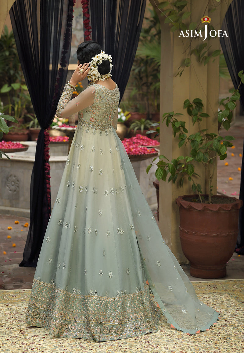AJR-12 EMBROIDERED ORGANZA 3 PCS