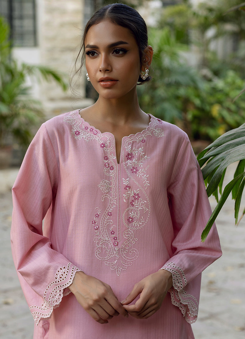 Embroidered Kurta - 13138251421020