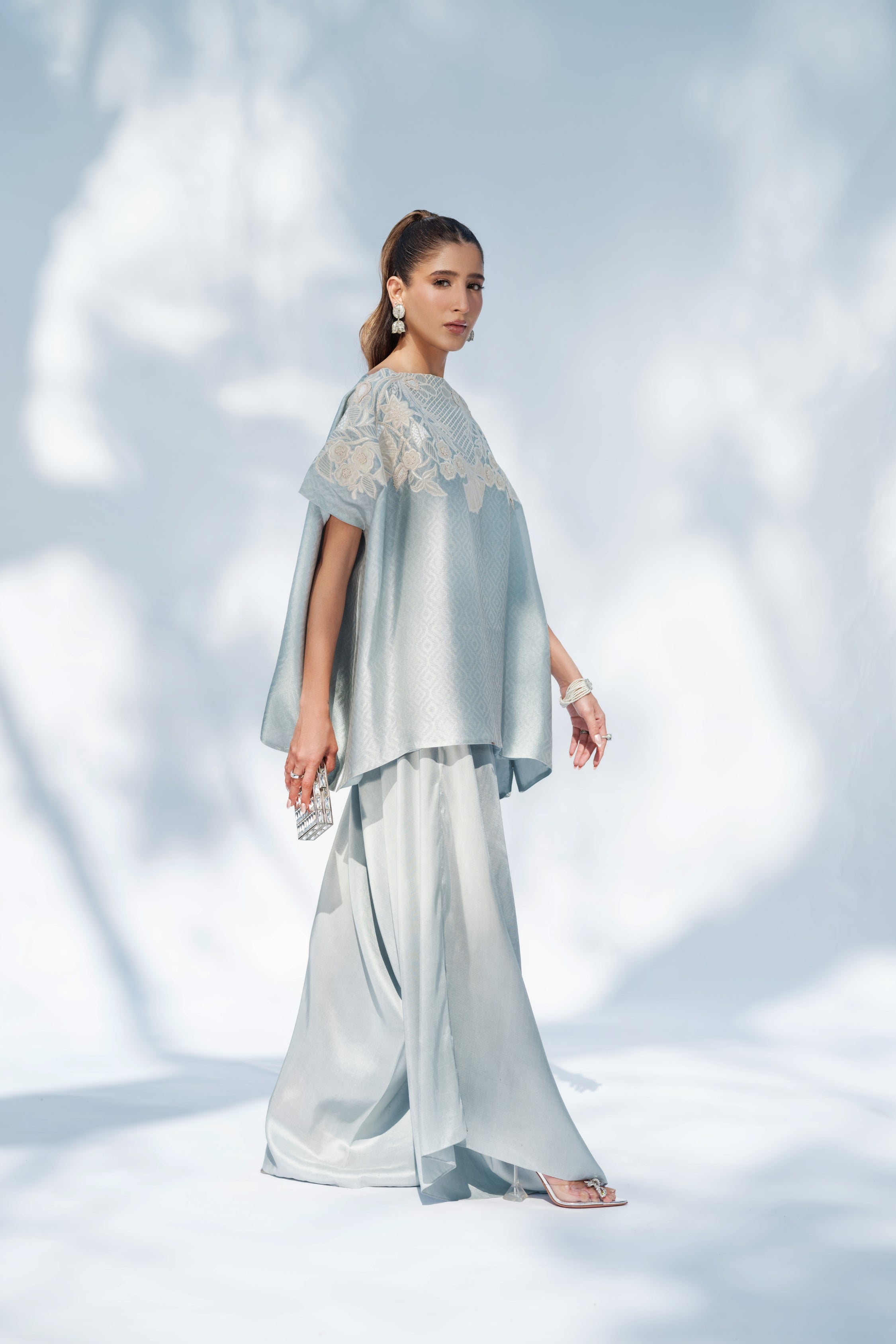 The Laleh Off Shoulder with Box Pants