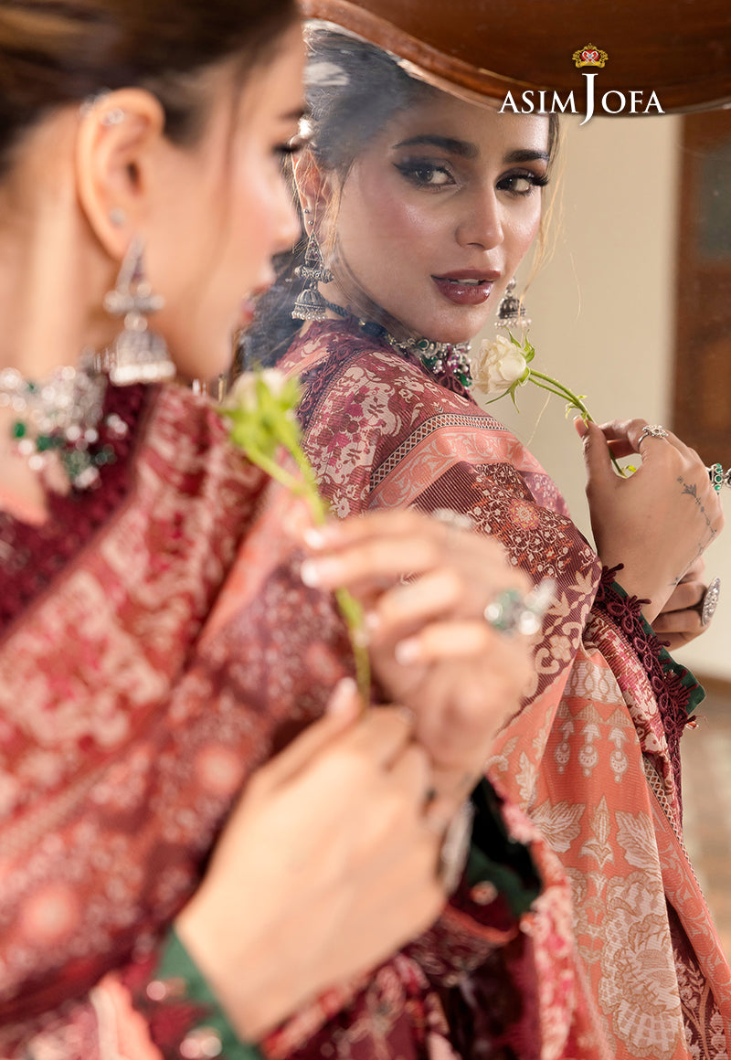 AJRW-34 EMBROIDERED STITCHED 3 PCS