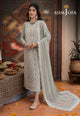 AJSWD-20 EMBROIDERED LAWN SILK SHIRT DUPATTA STITCHED 2 PCS