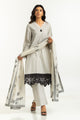 3PC Jacquard Embroidered Suit