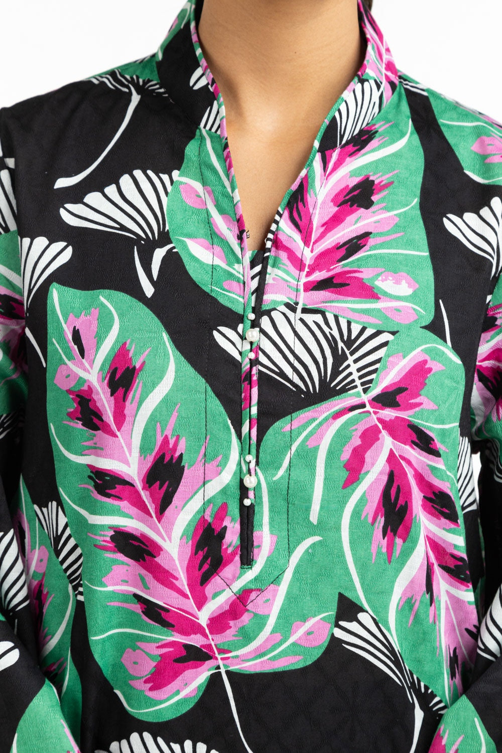 3PC Jacquard Printed Suit