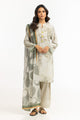 3Pc Jacquard Printed Suit