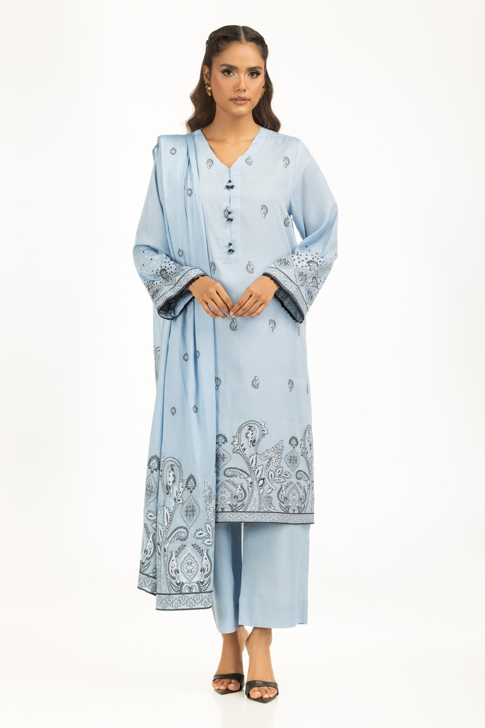 3PC Jacquard Suit