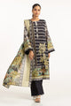 3Pc Lawn Printed Suit With Embroidered