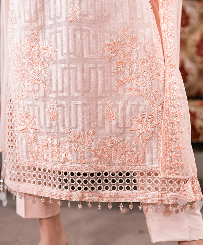 Gulaab Unstitched Embroidered Suit (3-Piece)